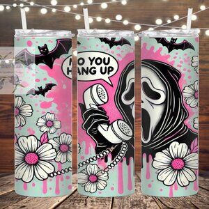 Ghost Face Stainless Steel Insulated Tumbler